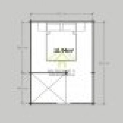 Plano 2D buhardilla