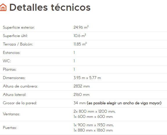 LADOGA detalles técnicos